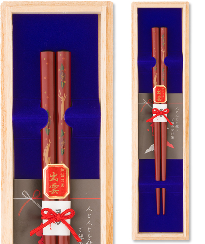椿うさぎ 1膳桐箱入り(赤)
